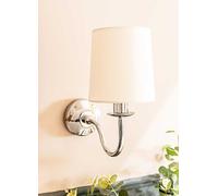 ValueLights Antique Brass Traditional Wall Light Chrome