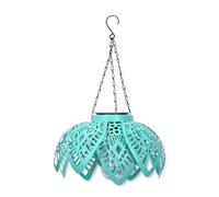 ValueLights | Aqua Colour Pop Solar Hanging Lantern Solar Powered Pendant Lamp | Lanterns, Home Décor & Improvement Essential