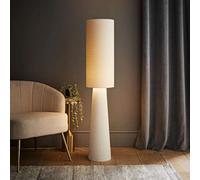 Valuelights Ash Cream Boucle Midi Floor Lamp