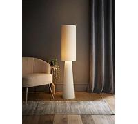 Valuelights Ash Cream Boucle Midi Floor Lamp Cream