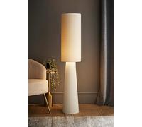 ValueLights Ash Midi Full Fabric Boucle Floor Lamp in Cream ValueLights Cream