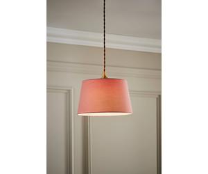 Valuelights Aspen Blush Pink Tapered Easy Fit Pendant Lamp Shade In Pale Pink Pale Pink