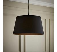 ValueLights | Aspen Black Tapered 45cm Easy Fit Pendant Lamp Shade | Ceiling Lights, Home Décor & Improvement Essential