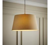 ValueLights | Aspen Natural Tapered 45cm Easy Fit Pendant Lamp Shade | Ceiling Lights, Home Décor & Improvement Essential