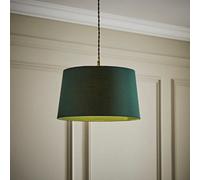 Valuelights Aspen Medium Green Tapered Ceiling Lamp Shade (D)35Cm
