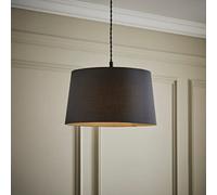 ValueLights | Aspen Grey Tapered 35cm Easy Fit Pendant Lamp Shade | Ceiling Lights, Home Décor & Improvement Essential