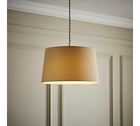 Valuelights Aspen Medium Natural Tapered Ceiling Lamp Shade (D)35Cm