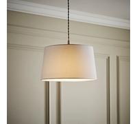 Valuelights Aspen Medium White Tapered Ceiling Lamp Shade (D)35Cm