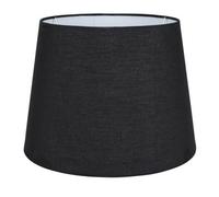 Valuelights Aspen Modern Tapered Table Floor Lamp Light Shade With Black Fabric Finish (D)35Cm