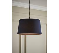 Valuelights Aspen Navy Blue Tapered Easy Fit Pendant Lamp Shade Navy Large