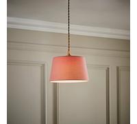 ValueLights | Aspen Blush Pink Tapered 25cm Easy Fit Pendant Lamp Shade | Ceiling Lights, Home Décor & Improvement Essential
