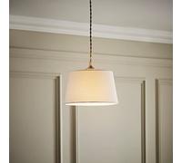 ValueLights | Aspen White Tapered 25cm Easy Fit Pendant Lamp Shade | Ceiling Lights, Home Décor & Improvement Essential