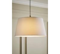 Valuelights Aspen White Tapered Easy Fit Pendant Lamp Shade White