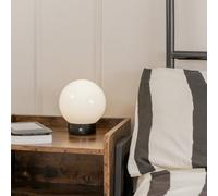ValueLights | Rechargeable LED Portable Table Lamp with Globe Shade Dimmable Touch Button Cordless Light | Table Lamps & Home Improvements Essential