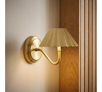 Valuelights Avery Brushed Gold Portable Rechargeable Wall Light