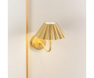 Valuelights Avery Easy Fit Portable Rechargeable Wall Light - Gold