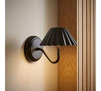 Valuelights Avery Matte Black Portable Rechargeable Wall Light