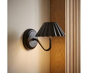 Valuelights Avery Matte Black Portable Rechargeable Wall Light