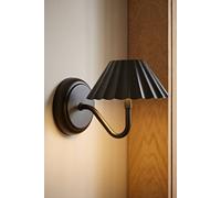 ValueLights Avery Portable Rechargeable Easy Fit Wall Light Fitting in Black ValueLights Black