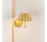 ValueLights Avery Rechargeable Easy Fit Wall Touch Light Fitting Single in Gold ValueLights Gold