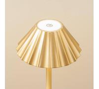 Avery Rechargeable LED Portable Table Lamp ValueLights Gold One Size