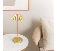 Valuelights Avery Rechargeable Portable Table Lamp - Gold