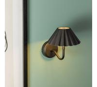 ValueLights Avery Set of 2 Rechargeable Easy Fit Wall Light Fittings in Black ValueLights Black