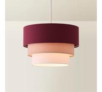 ValueLights | Aztec Plum Three Tiered Shade with Warm White Bulb