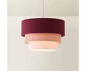 ValueLights | Aztec Plum Three Tiered Shade with Warm White Bulb