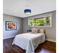 Aztec Pyramid 3 Tiered Blue Ceiling Pendant Shade