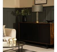 Balan Glass and Brushed Chrome Table Lamp with Velvet Drum Lamp Shade and LED Bulb ValueLights Bottle Green One Size