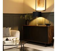 ValueLights | Clear Tube and Gold Metal Bedside Table Lamp with a Blush Pink Velvet Shade | Table Lamps, Home Décor & Improvement Essential