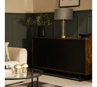 Balan Glass and Matt Gold Table Lamp with Velvet Drum Lamp Shade and LED Bulb ValueLights Bottle Green One Size