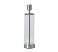 Balan Tube Table Lamp Base ValueLights Metallic Silver One Size