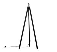 Valuelights Barbro Black Wood Tripod Floor Lamp Base
