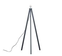 MiniSun | Modern Grey Wood Floor Lamp Base | Floor Lamps & Torchieres, Home Décor & Improvement Essential