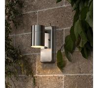 Barrow Silver Outdoor Wall Downlight ValueLights Silver One Size