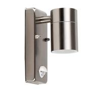 ValueLights Barrow Silver Outdoor Wall Downlight ValueLights Silver