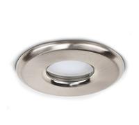 Valuelights Bathroom/shower/soffit Ip65 Rated Brushed Chrome Recessed Ceiling Downlight - Includes 5W Led Bulb 6500K Cool White