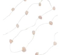 ValueLights | Battery Operated Natural Crystal String Lights Raw Stone Healing Light | Indoor, Home Décor & Improvement Essential | Rose Quartz