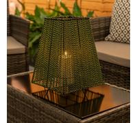 Green Rope Candle Battery Operated Outdoor Lantern Garden Light ValueLights Bright Green One Size