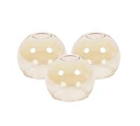 Bellamy 3 Pack Amber Small Glass Shades ValueLights Metallics One Size