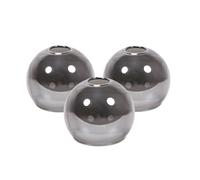 Valuelights Bellamy 3 Pack Smoke Small Glass Shades In Amber Amber One Size
