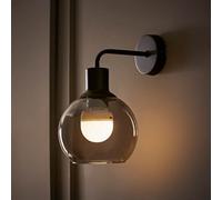 ValueLights | Bellamy Black Glass Globe Rechargeable Wall Light | Wall Lights, Home Décor & Improvement Essential