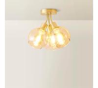 ValueLights | Bellamy Brushed Gold Bubble Cluster Flush Ceiling Light | Ceiling Lights, Home Décor & Improvement Essential