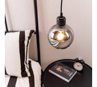 Bellamy Easy Fit Small Glass Shade Smoke Grey