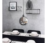 ValueLights | Smoked Glass Globe Ceiling Light Shade | Lamp Shades, Home Décor & Improvement Essential | Includes Bulb [3000K Colour Temperature]