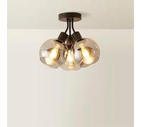 ValueLights | Bellamy Matte Black Bubble Cluster Flush Ceiling Light | Ceiling Lights, Home Décor & Improvement Essential | Mains Wired