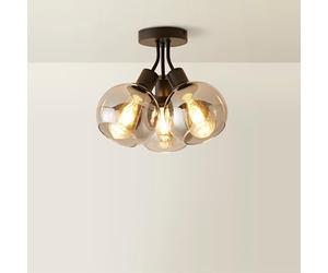 ValueLights | Bellamy Matte Black Bubble Cluster Flush Ceiling Light | Ceiling Lights, Home Décor & Improvement Essential | Mains Wired