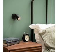 ValueLights | Matt Black Single Spotlight Adjustable GU10 Spotlight | Bath Wall Lights, Home Décor & Improvement Essential